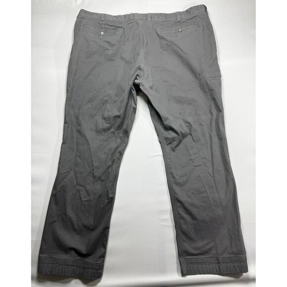 Duluth Trading Co. Men's Flex Ballroom Khakis Gray Chino Pants - 48x34 (48x32.5) - Picture 2 of 4